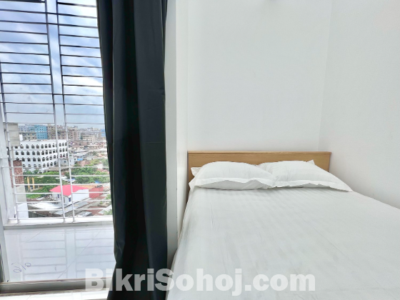 Rent A Roomy Two-Room Furnished Studio Serviced Apartment
